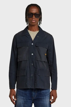 Чоловіча темно-синя джинсова сорочка overshirt G-Star M D26429,D387