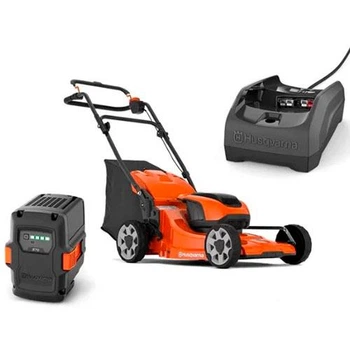 Аккумуляторная газонокосилка Husqvarna LC 142i КІТ акб 4 Ah, з/у (9705418-04)