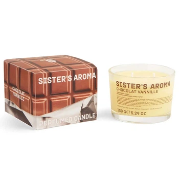 Sister`s Aroma Ароматична свічка Ваніль та молочний шоколад, 150 г
