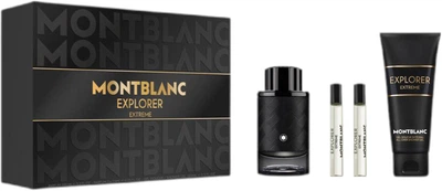 Zestaw męski Montblanc Explorer Extreme Woda perfumowana 100 ml + woda perfumowana 2x7.5 ml + Żel pod prysznic 100 ml (3386460167420)
