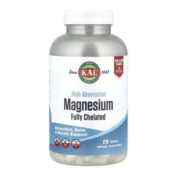Магний хелат KAL Magnesium Fully Chelated 270 tabs (1086-2023-10-7150)