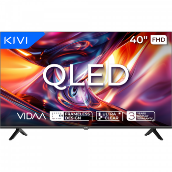 KIVI Телевізор 40", qled, fhd, vidaa 40f9000hb