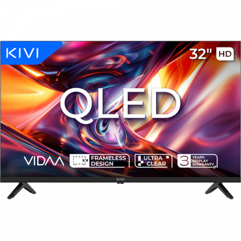 KIVI Телевізор 32", qled, hd, vidaa 32h9000hb