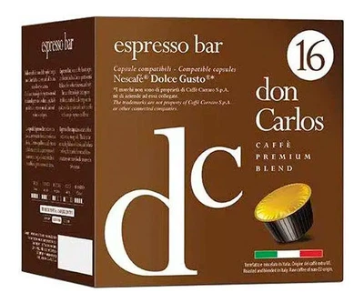 Кава в капсулах Carraro don Carlos Espresso Bar Dolce Gusto