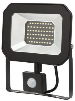 Прожектор LED SMD с датчиком LU-TURBO-S20 6500K IP65 черный