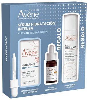 Набір по догляду за обличчям Avene Hydrance Boost Сироватка зволожувальна 30 мл + Сироватка зволожувальна 10 мл + Термальна вода 50 мл (3282779442374)