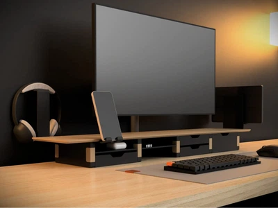 Модульная настольная полка