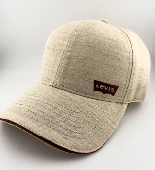 Кепка Бейсболка LEVIS из Натурального Итальянского Льна (на Липучке, Держит Форму) Мужская размер S (56-57 см)