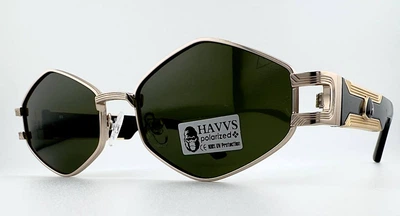 Солнцезащитные Очки HAVVS HV68138 C Polarized с Поляризацией, Золотистые с Черным