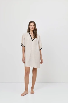 Пляжное женское платье туника Aruelle Horizon dress XS бежевий