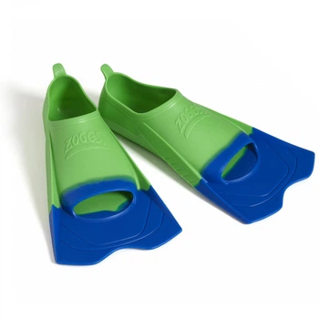 Ласты для плавания Zoggs Ultra Blue тренировочные короткие силиконовые ласты для бассейна 39/40 (24 см) Голубой,синий (311392)