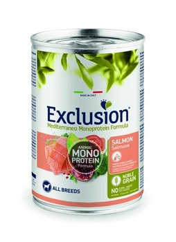Влажный корм Exclusion Adult Salmon для собак с лососем 400 г