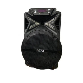 Портативна акустична Bluetooth-колонка з RGB-підсвічуванням і мікрофоном ZPX-7781 15" 350Вт 67х44х30 см