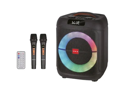 Акустична переносна колонка ZXX-1745 400Вт 8" 31х30х39 см TWS/FM/USB/TF/BT/REC/LED/2MIC/ДК