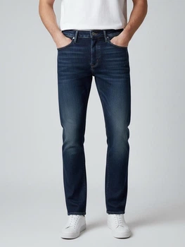 Джинси Slim Fit чоловічі Hugo Boss HB16004.433 33 Темно-сині (555424981018)
