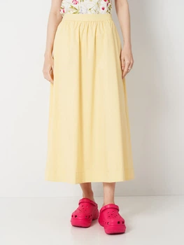 Спідниця міді літня жіноча Vero Moda 10346135 S Golden Haze (5715871945095)