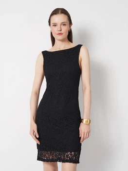 Платье короткое летнее женское Vero Moda 10344334 S Black (5715871634821)