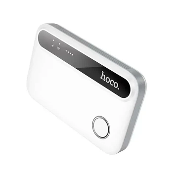 4G портативный роутер HOCO HI41, Mobile portable WiFi (Europe Asia and Africa) 2.4G, 2100mAh, 3h, white