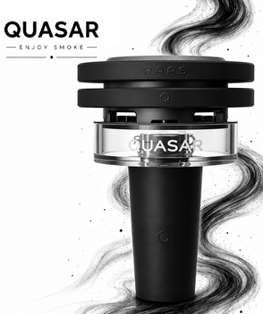 Чаша для кальяна с калаудом Quasar 11см стеклянная в комплектации с регулятором жара фанел