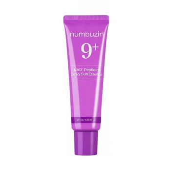 Солнцезащитная эссенция с NAD и пептидами Numbuzin No.9 NAD+ 9 Peptides Dewy Sun Essence 50 ml