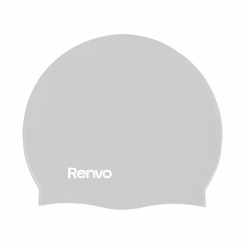 Шапочка для плавания Renvo Keles, взрослая, серая, 12+, универсальный размер (OSFM) (2SC100-02)