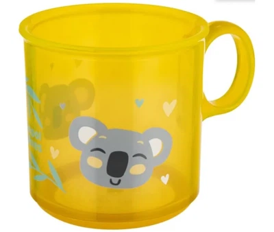 Кружка антиковзаюча дитяча Tigres 2/100 Жовтий shop (2000999403897)