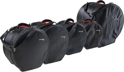 Комплект мягких кейсов GEWA SPS для барабанной установки 22x18" + 10x9" + 12x10" + 14x14" + 14x6.5" Black (RG-232610)