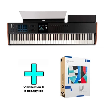 Миди-клавиатура Arturia KeyLab 88 mk3 Black + V Collection X