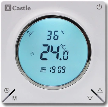 Програмований терморегулятор Castle AC829H (Білий)
