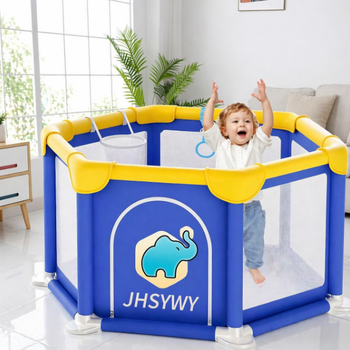 Манеж детский игровой 128×66×63 см сухой бассейн (VenDNT-103)