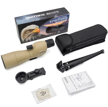 Монокуляр Spotting Scope 9622 25-75x60 підзорна труба з об’єктивом 60 мм та призмами BAK4 телескоп для полювання туризму спостереження за птахами природою спортом зорями зі штативом та тримачем для телефону