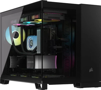 Корпус для ПК CORSAIR iCUE LINK 2500X / RGB / без ПЖ / Черный (102123112)