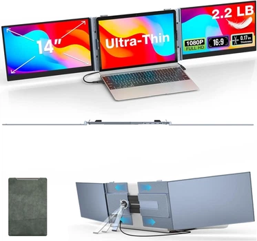Монитор портативный 14" Kwumsy S8 Pro Full HD IPS 60 Гц (102104379)