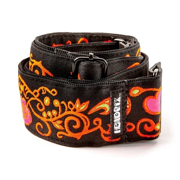Гитарный ремень Dunlop JIMI HENDRIX BLACKLIGHT MONTEREY ORANGE STRAP
