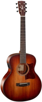 Электроакустическая гитара Cort Little CJ Blackwood (Open Pore Light Burst)