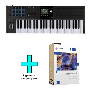 MIDI-клавиатура Arturia KeyLab 49 mk3 (Black) + Arturia Pigments