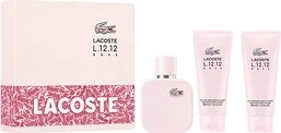 Набір для жінок Lacoste L.12.12 Rose Парфумована вода 100 мл + Гель для душу 2 x 100 мл (8436034369929)
