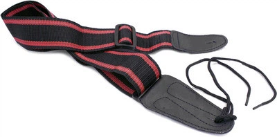 Гитарный ремень Maxtone GS100 (BLACK-RED)