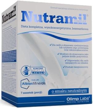 Kompleks Nutramil Olimp Nutramil Complex dieta wysokoenergetyczna proszek 7 saszetek Neutralny (5901330041853)