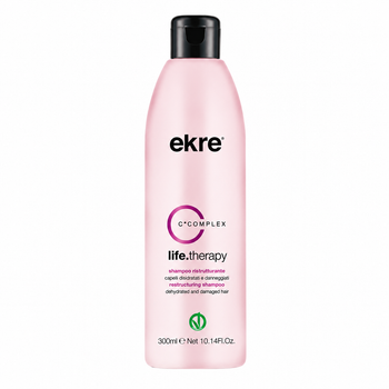 Шампунь для реконструкции поврежденных волос EKRE Life.Therapy Shampoo 300 мл