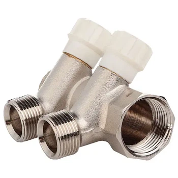 Колектор вентильний FADO під євроконус 1"X3/4"x2 (KVE12)
