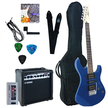Гитарный набор Yamaha GIGMAKER ERG121 GPII (Metallic Blue) + чехол, комбоусилитель и аксессуары