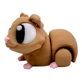 3D Брелоки "CUTE GUINEA PIG / МОРСКАЯ СВИНКА", Keychain, 3D печать Пластик Бежевый (298104)