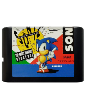 Игра RMC Mega Drive Sonic the Hedgehog Английская Версия
