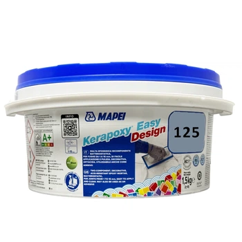 Епоксидна фуга для швів Mapei Kerapoxy Easy Design 125 Сірий замок 1.5кг