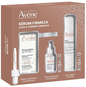 Набір по догляду за обличчям Avene Сироватка зміцнювальна Hyaluron Active B3 30 мл + Сироватка зволожувальна Hydrance Boost 10 мл + Термальна вода 50 мл (3282779447348)