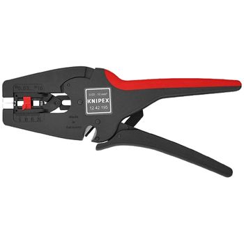 Cтріппер для зняття ізоляції кабелю KNIPEX MultiStrip 10 12 42 195 для кабелів UTP та STP Чорний