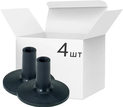 Комплект прокладок GEWA Plastic Tilter для подставки резиновые 4 шт Black (RG-F806160)