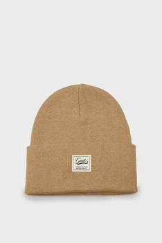 Чоловіча бежева шапка DOUBLE LAYERED BEANIE Gant OS 9910031