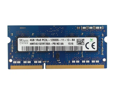 Оперативная память для ноутбука SODIMM SK hynix DDR3L 4Gb 1600MHz PC3L-12800S (HMT451S6BFR8A-PB) 15045 Б/У